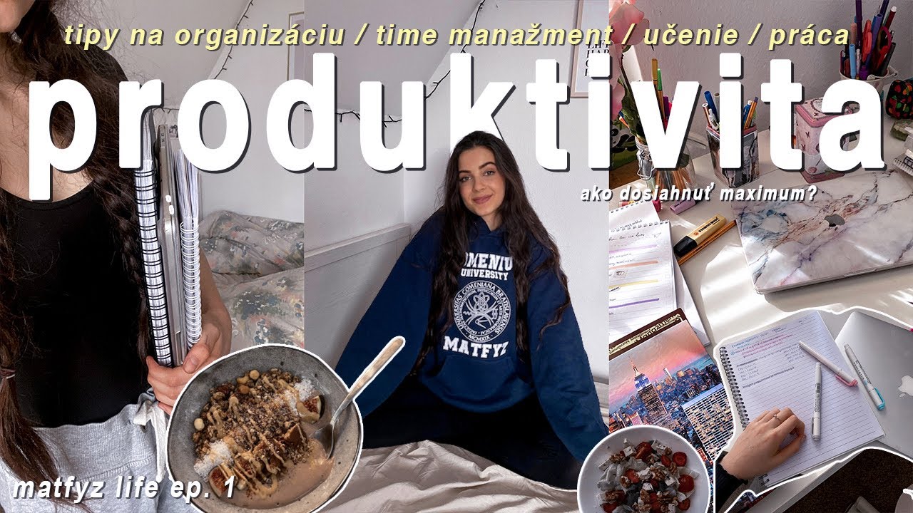 tipy, vďaka ktorým BUDEŠ STÍHAŤ všetko! 📝 ako si organizujem diár, matfyz, učenie, time management…