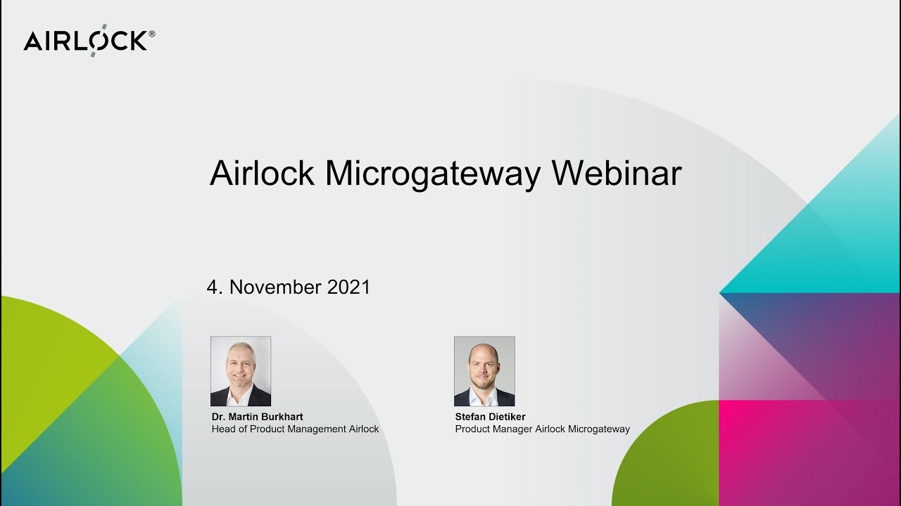 Airlock Microgateway Webinar English