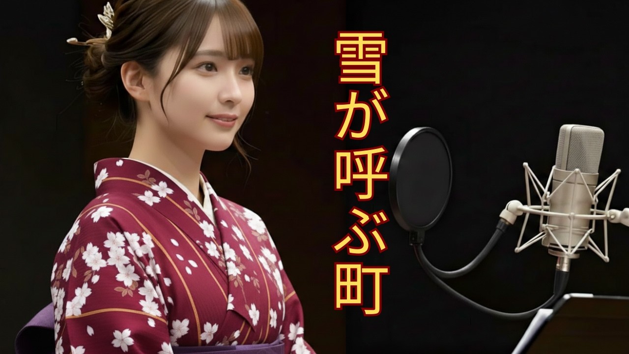 【AI演歌 切ない】雪が呼ぶ町 ― 昭和の哀愁に包まれる冬の歌謡曲