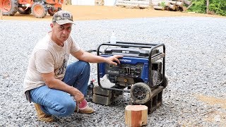 S1 EP9 | HOW TO CHANGE OIL ON WESTINGHOUSE 3600 GENERATOR