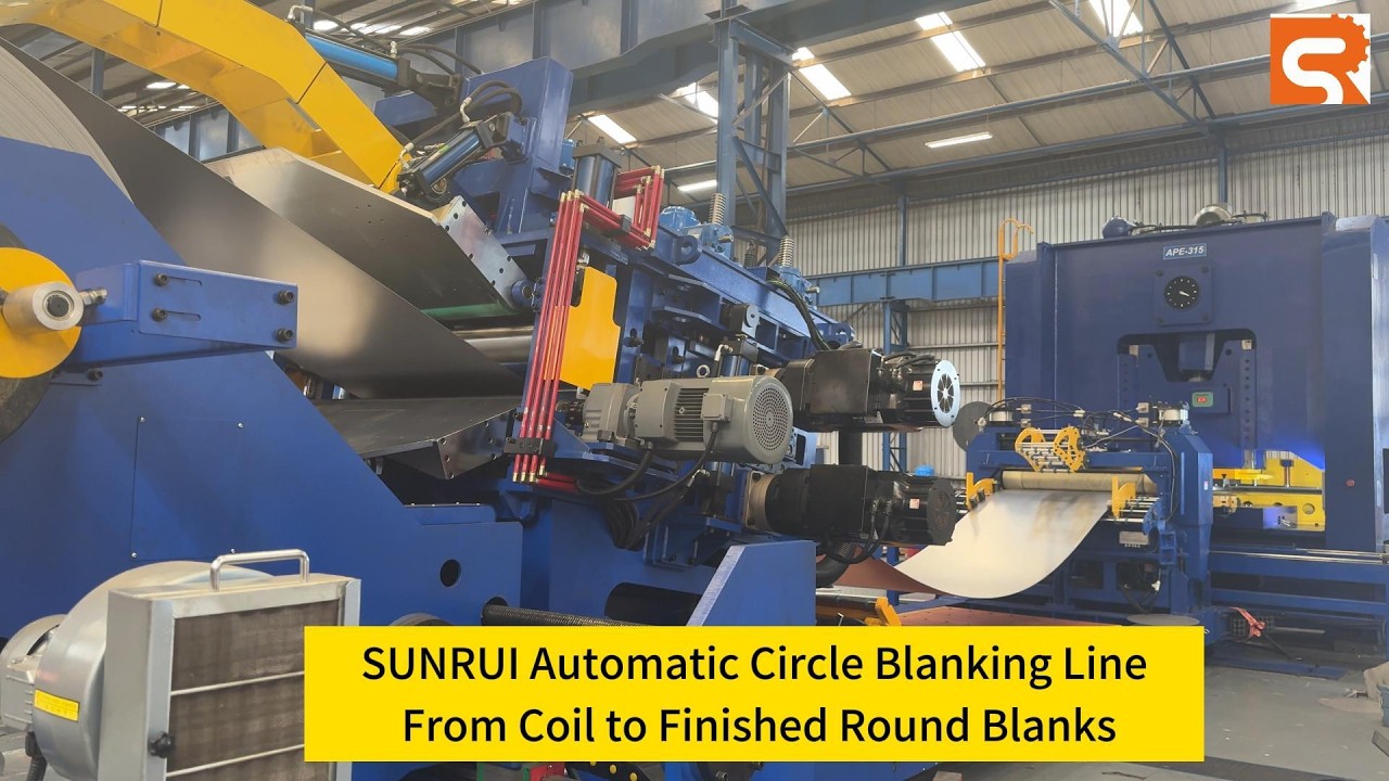 SUNRUI Complete Automatic Circle Blanking Lines with Stacking System ...