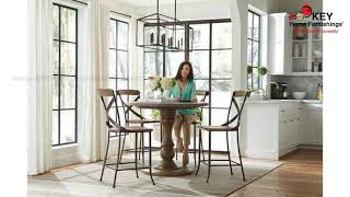 Flexsteel Keystone Round Pedestal Dining Counter Table W1132 834 | KEY Home