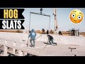 Laying Slats For Our New Hog Barn | This'll Do Farm Vlog 061