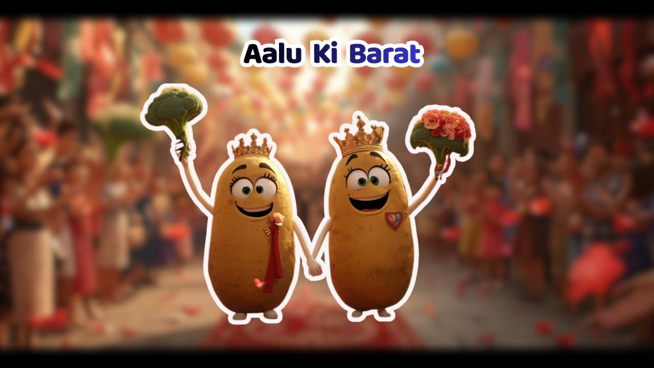 Aalu Ki Barat | Hindi Cartoon Video | Children Songs | Balgeet Bhandaar