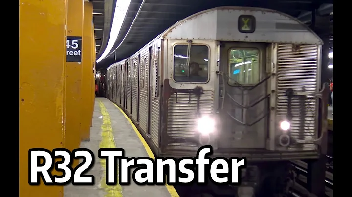 ⁴ᴷ R32s being transferred from East NY Yard to 207th St Yard