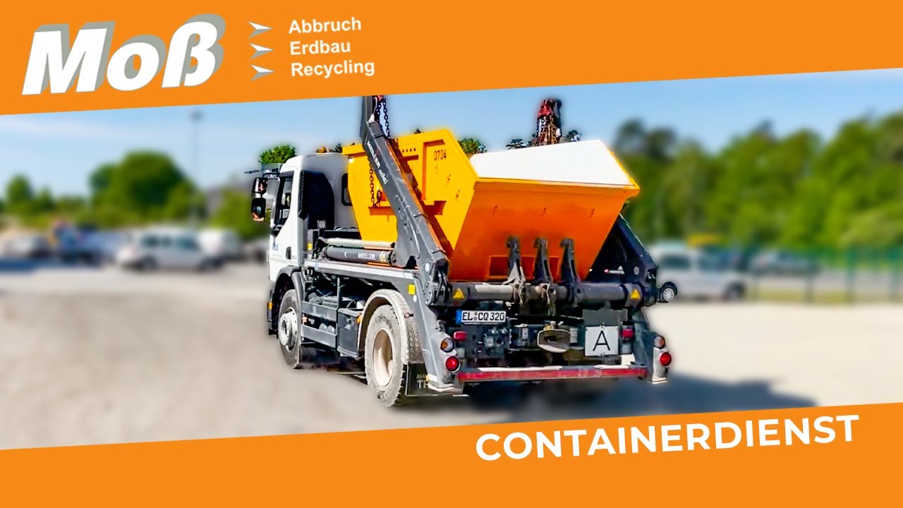 Abfall einfach entsorgen | Containerdienst Moß Abbruch-Erdbau-Recycling |