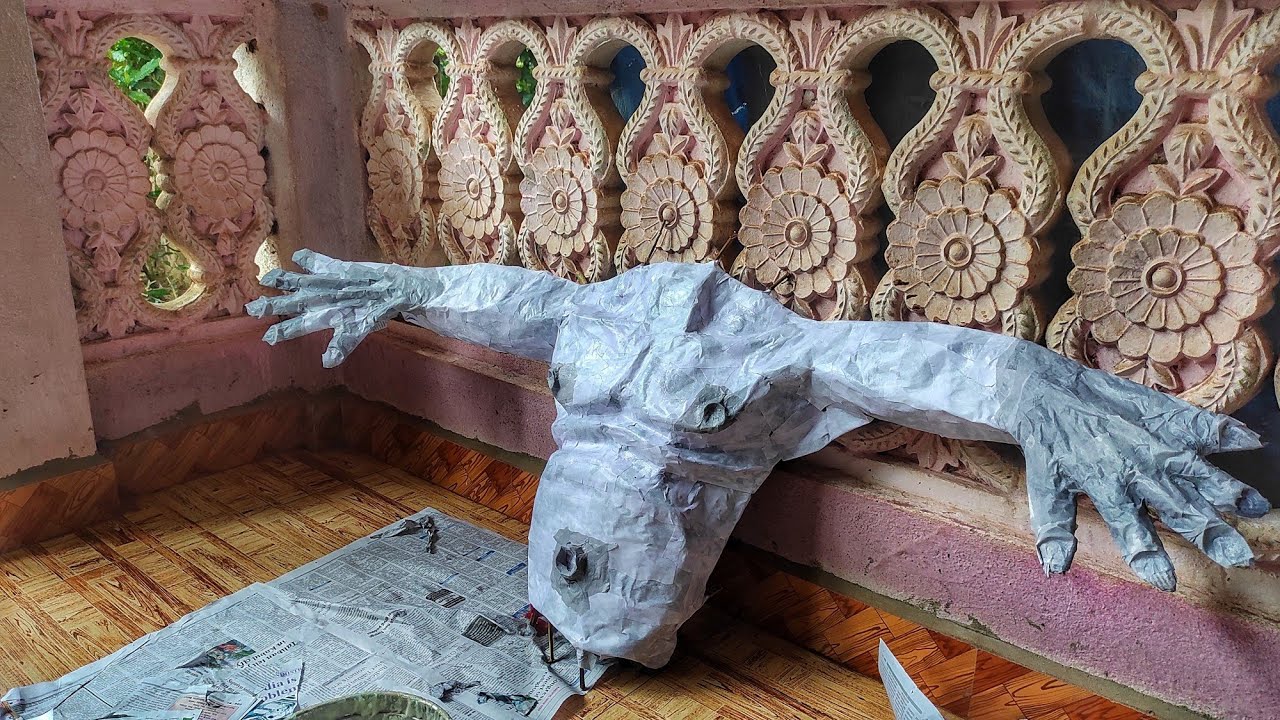 Ravan Making part 1 | How to make Ravan at Home step by step Guide ...