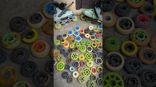 sab wheels barbad 🙃🙃 #skating#rollerskating#learnskating#problems #skateproblem#roadside #minivlog