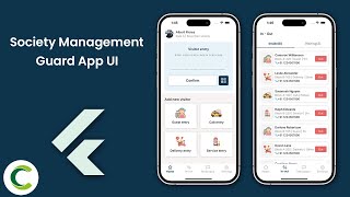 Society Management Guard App UI in Flutter | SevenGen Society screenshot 2