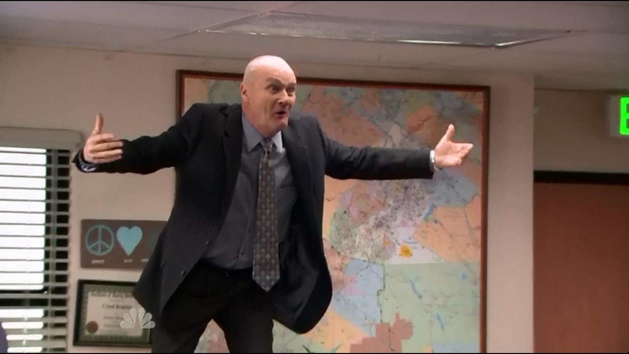 Creed Bratton IS THE NEW MANAGER