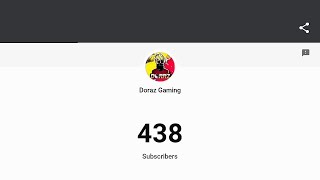 why my channel freeze on 438 Subscribers