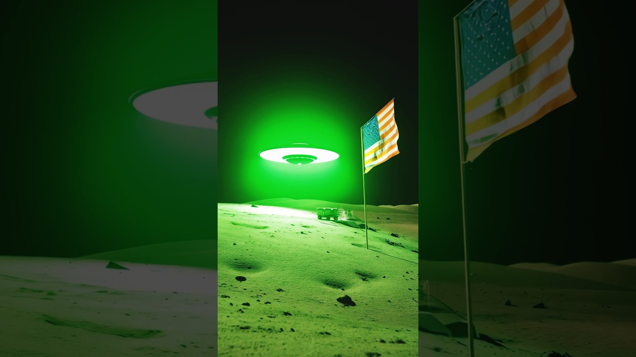 Moon UFO Captured on Cam | AI Cinematic short 