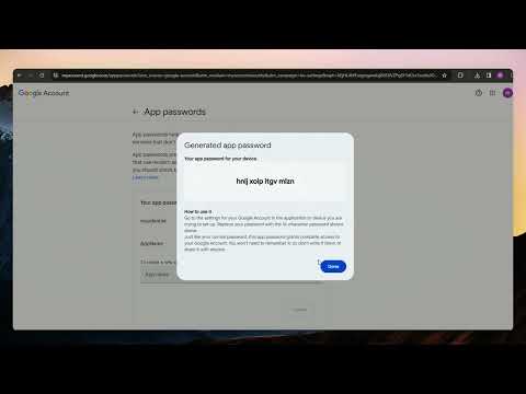 Gmail App Password Setup for SMTP (Updated 2025 Guide)