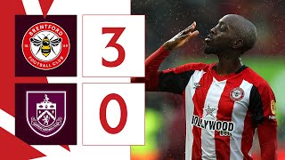 THE BEES’ FIRST HOME WIN OF THE SEASON 🤩 | Brentford 3 Burnley 0 | Premier League Highlights