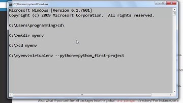 How to Create a Virtual Python Environment with virtualenv