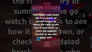 Iron Titans take home game one of the summit league tune in to watch the next game. #summitleage