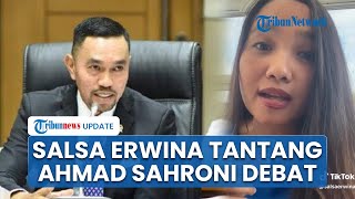 Sosok Salsa Erwina, Berani Tantang Ahmad Sahroni Debat: Lulusan UGM, Juara Debat Internasional