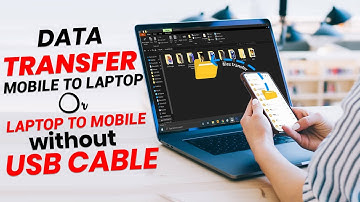 How To Transfer Files Mobile To Computer Without USB Cable High Speed