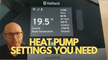 Vaillant Arotherm Plus Heat Pump VRC720 SensoCOMFORT Settings