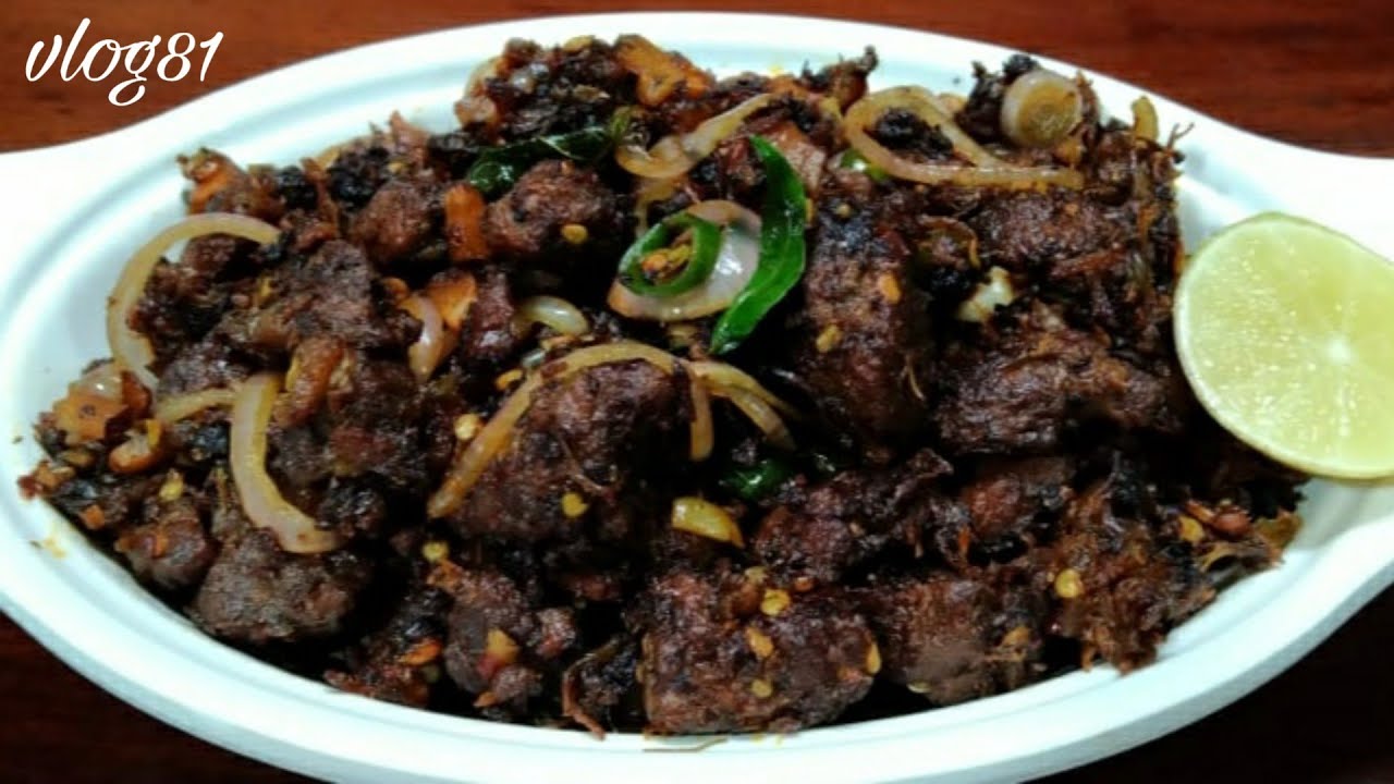 Buffalo Meat Fry(Boneless)/à´ªോà´¤്à´¤് ഇറച്à´šി വറുà´¤്തത് with English