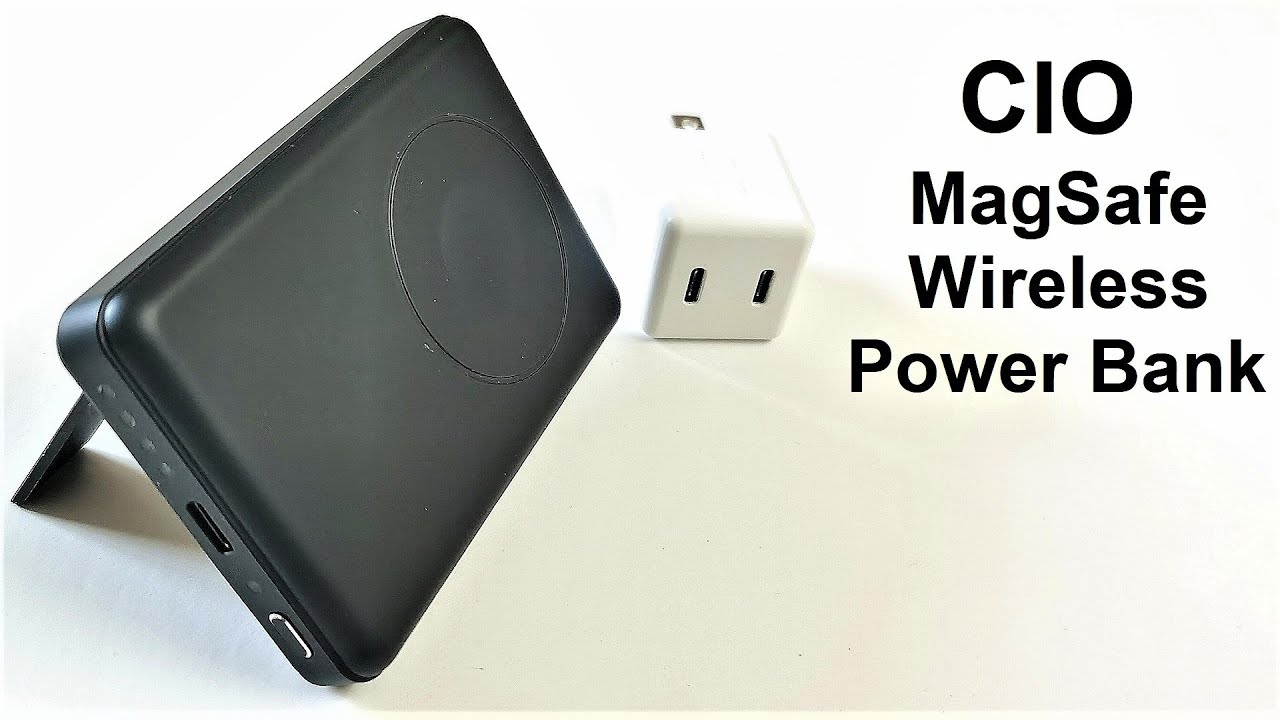 CIO MagSafe Compatible iPhone and Apple Watch Wireless Power Bank