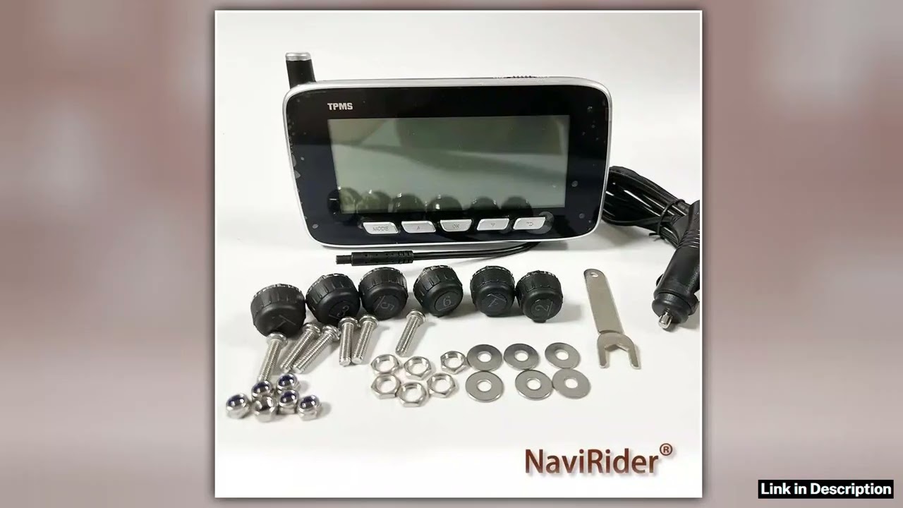 Upgraded version Tire Pressure Monitoring System Car TPMS 681012 Sensors for Truck TrailerRVBusMini