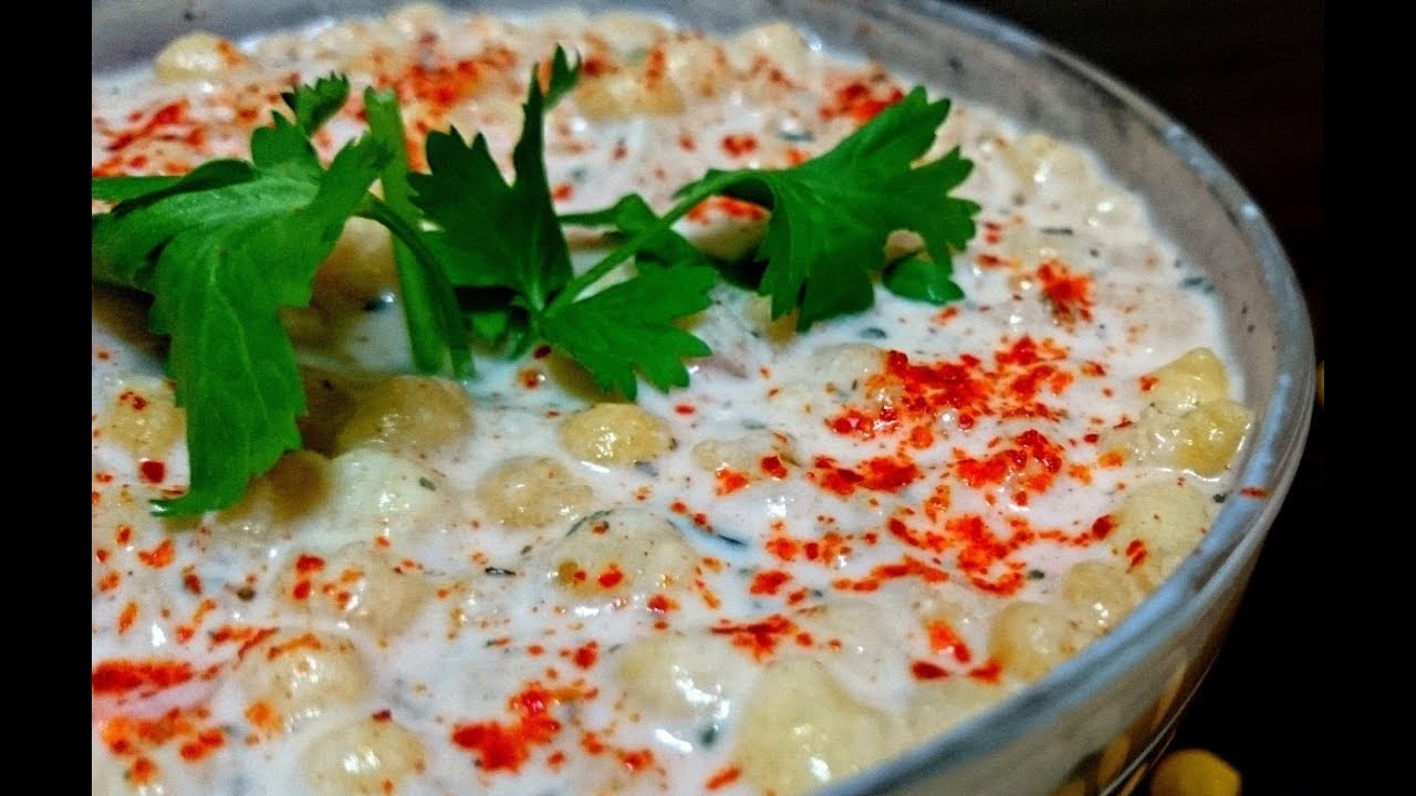बूंदी का रायता -Boondi ka Rayta Recipe! - YouTube