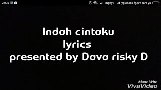 Indah cintaku Lyrics