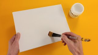 How to Prepare a Canvas for Watercolor