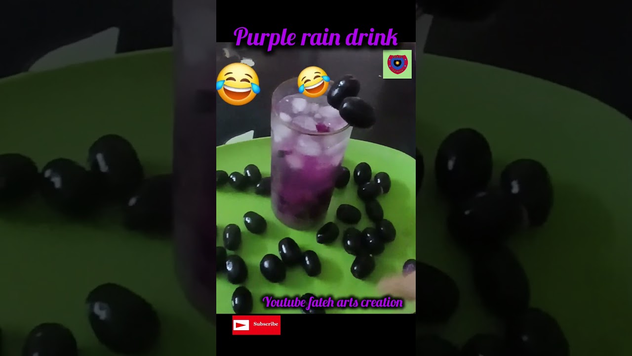 purple rain drink ll jamun ka sharbat.