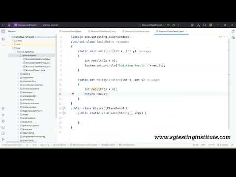 Core Java OOPS Part - 36 | Abstract | Abstract Class in Java | Static Methods