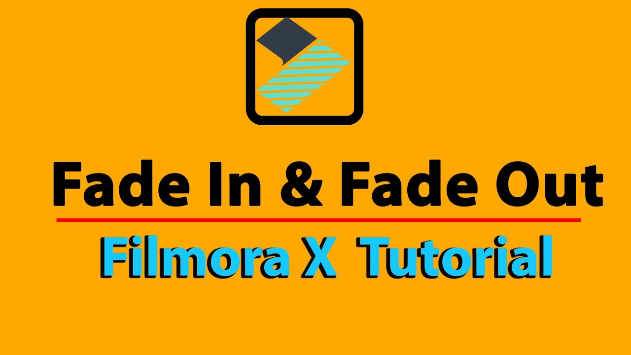 How To Fade In And Fade Out A Video In Filmora X || Tech Bite Pro - YouTube