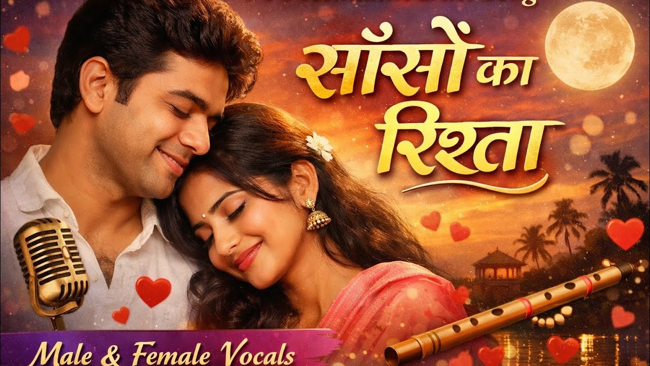 साँसों का रिश्ता | 90’s Bollywood Romantic Duet Song | Retro Love Song | Male Female Vocals