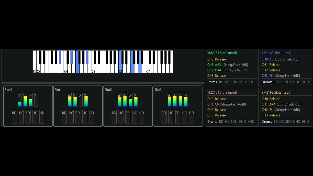 Sheep May Safely Graze BWV 208 - Quad YM2163 MIDI Player