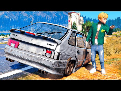 Видео: ГРИША НАШЕЛ РАЗБИТУЮ ОПЕРСКУЮ ЧЕТЫРКУ В ЛЕСУ - ЖИЗНЬ ПЕРЕКУПА В GTA 5 ⚡ГАРВИН