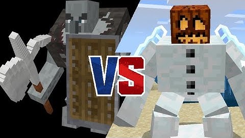 Mutant snow golem vs mutant vindicator