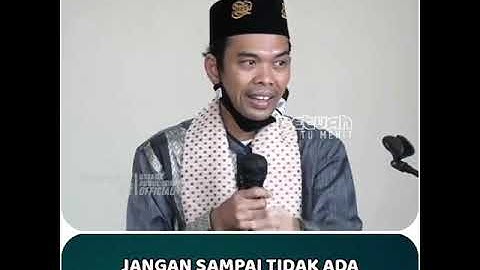 Jangan Sampai Masjid Kosong Tidak Ada Sholat Berjamaah | Ustadz Abdul Somad