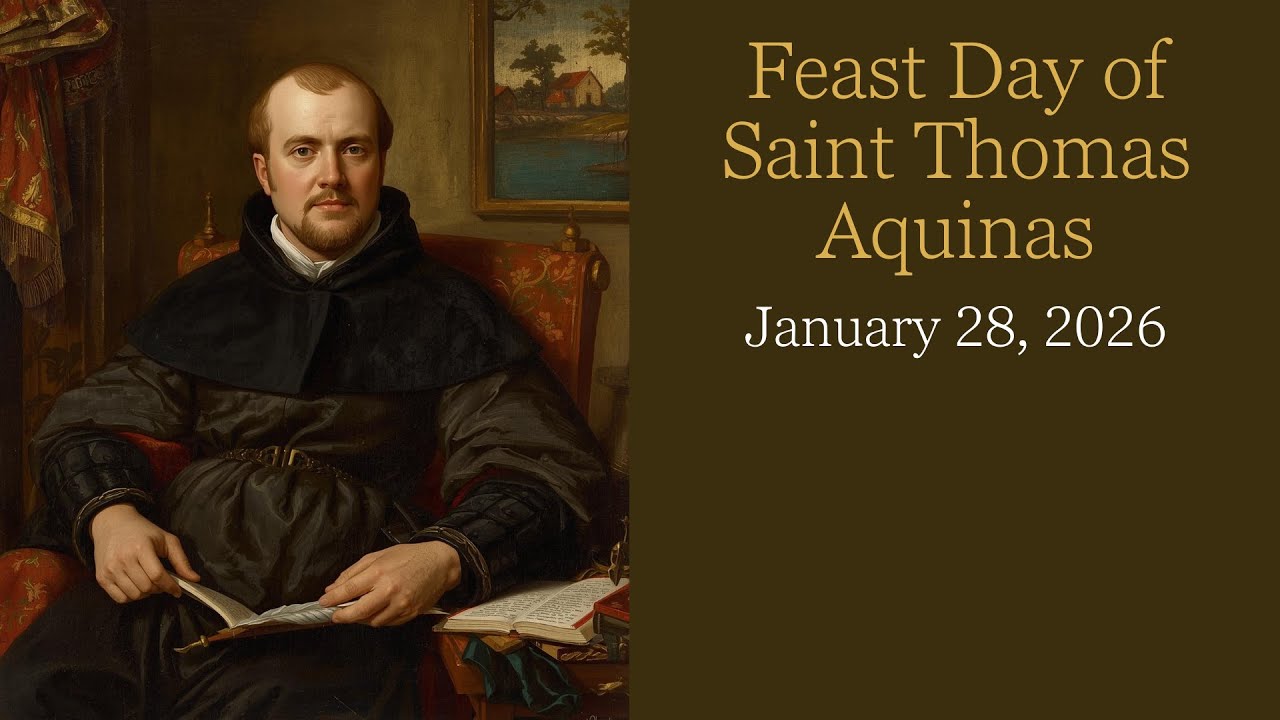 Feast Day of Saint Thomas Aquinas (1/28/2026)