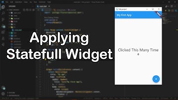 15. Applying Stateful Widget | | How to Update Your Screen | | Flutter Bangla Tutorials