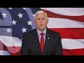 Former Vice President Mike Pence Asks You to Bank Your Vote