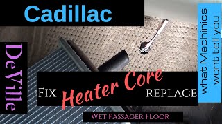 Cadillac  | How to Replace Leaking Heater Core | DIy | Autozone