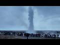【4K】Watching a Geyser in Iceland
