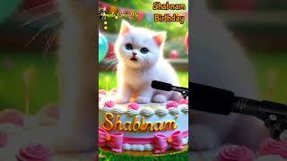 Happy Birthday To You Shabnam Happy Birthday Song With Names Adorable Cute Cat
