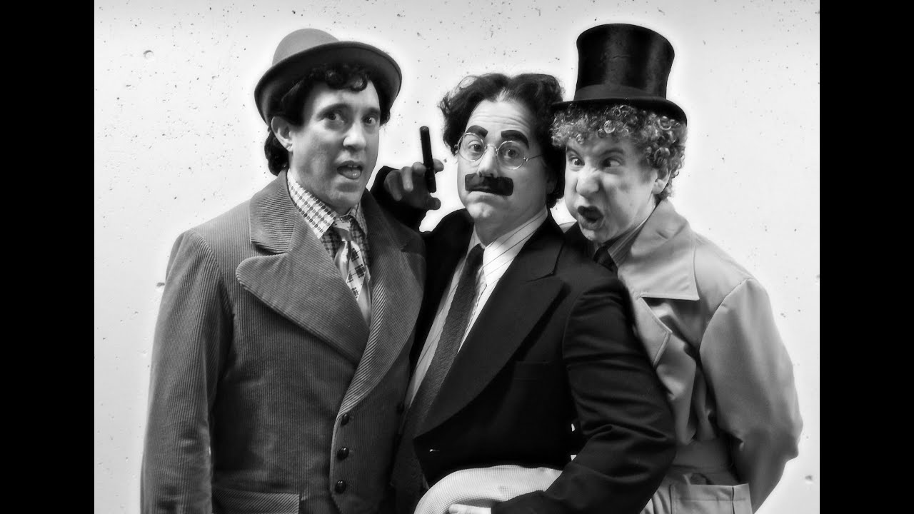 Character Study Backstage with the Marx Brothers during "Animal