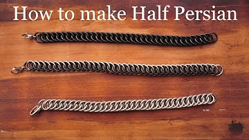 how to make a half Persian chain