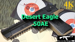 Desert Eagle .50AE (Cybergun) Accuracy test (10m)