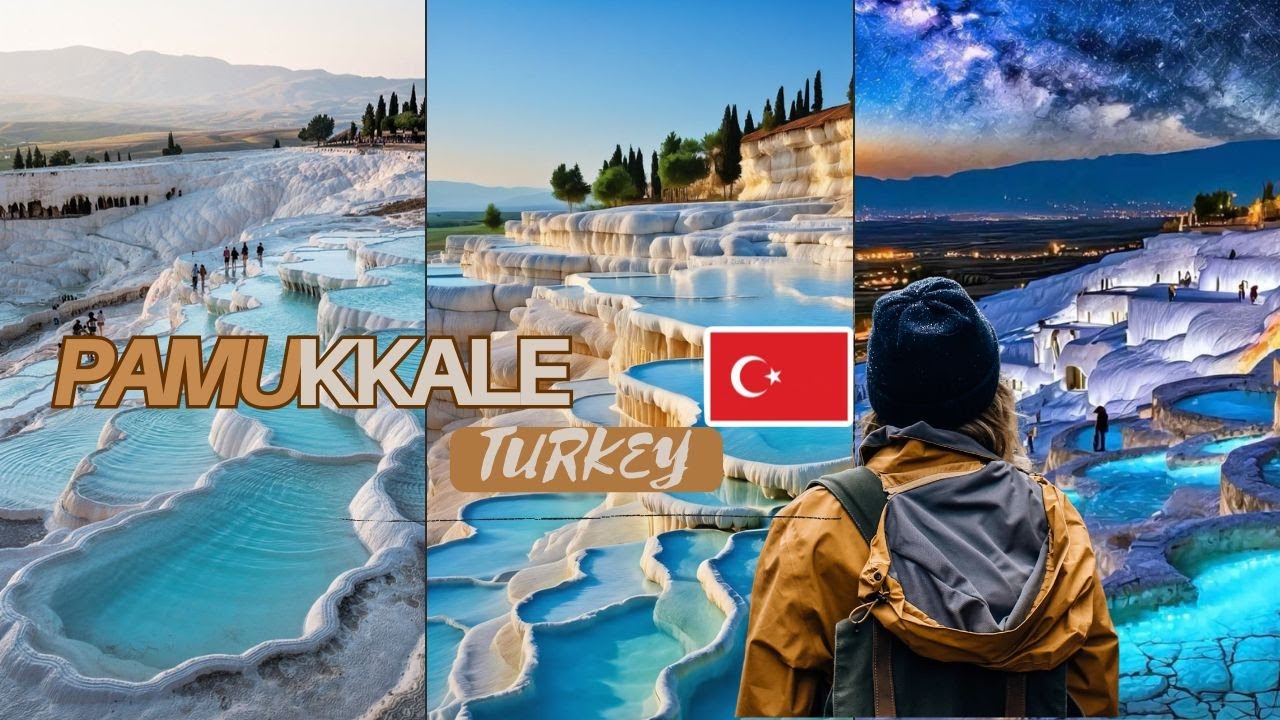 Pamukkale, Turkey: Walking on Cotton Clouds Built by Nature & Time (Bumese Subtitle)
