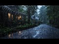 Rain Sounds For Sleep 24 Hours Of Relaxation With Rooftop Thunder And Rain Sounds At Night 