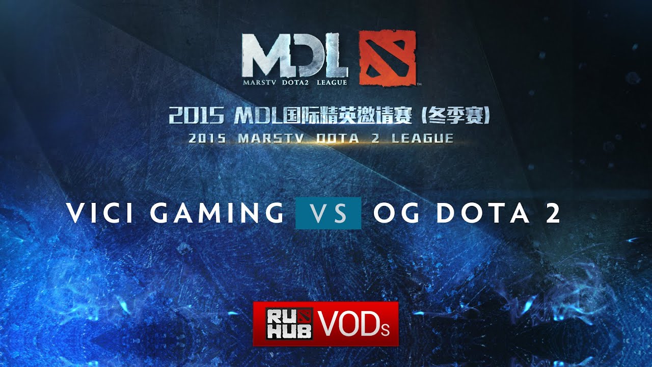 VG vs OG, MDL LAN Final, Game 1