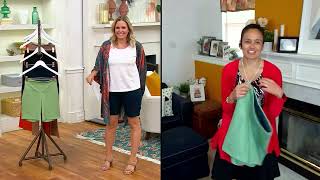 Women with Control Prime Stretch Denim Shorts on QVC screenshot 2